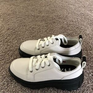Sorel White and Black Women's Sneakers